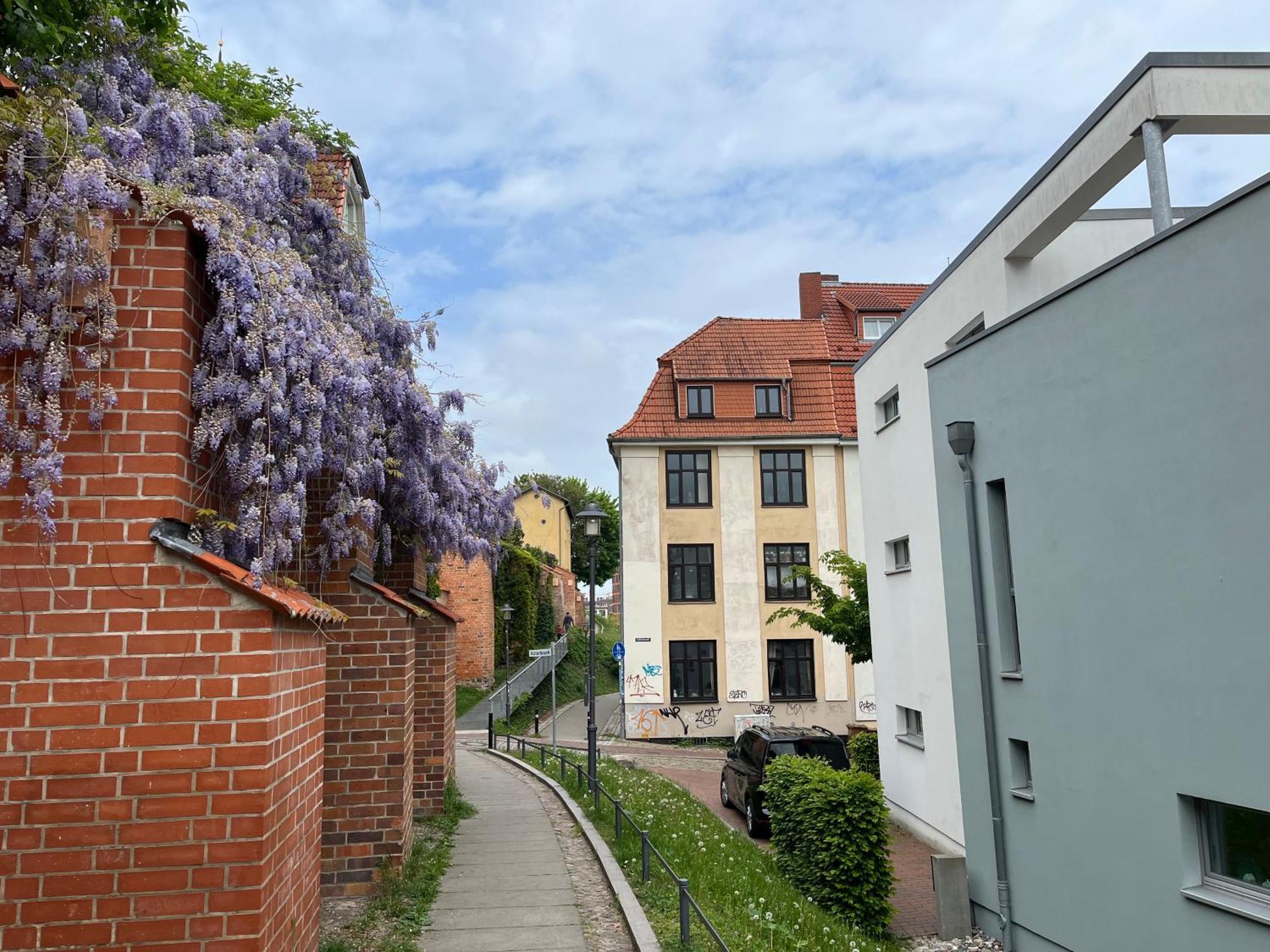 Ferienwohnung An Der Historischen Stadtmauer Rostock Eksteriør billede