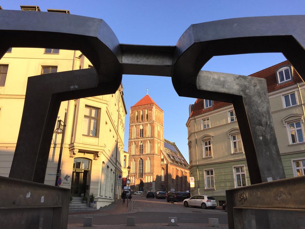 Ferienwohnung An Der Historischen Stadtmauer Rostock Eksteriør billede